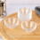 8Stk Bozai Kuchen Schale Schönheits Schale Glas 5