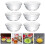 8Stk Bozai Kuchen Schale Schönheits Schale Glas 9
