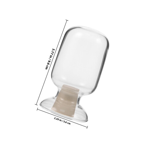 Glasflasche Mit Stopfen, Probenglasgefäß 125 Ml 1