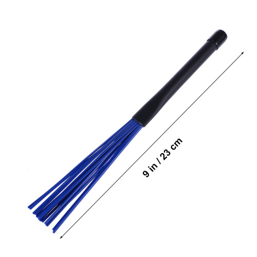 Retractable Drum Brushes Handles Nylon Blue Black for Cleaning 1