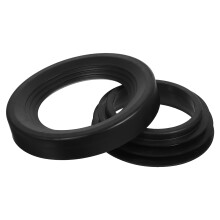 2 Pcs Drain Pipe Seals Anti-Leak Sink Gasket Hose Fitting Rubbers
