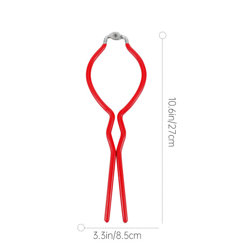 Pinza Sterilizzatrice Per Bottiglie in Metallo E Plastica Rosso 1