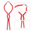 Pinza Sterilizzatrice Per Bottiglie in Metallo E Plastica Rosso 4