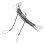 12Pcs Black Elastic Phone Tether Tab for Stylus Pens Retractable Cord 1