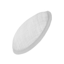 1Pc Elegant White Flax Hat Felt Practical Headwear Accessory