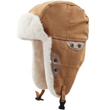 Woman Faux Fur Warm Hat Riding Hat Men And Women 25x25cm