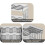 Plastic Water Bottle Organizer and Wine Rack Storage Holder,3 Tier 9Containers Stackable Standing Bottle Storage Rack 3
