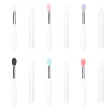 Set Of 2 Multipurpose Reusable Lipstick Applicator Silicone Brush