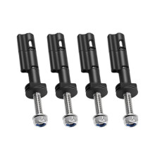 4PCS Mounting Pins Sets for MaxTrax MKII Recovery/Traction Boards Lockable Theftproof Safety Drawbar Pin Kit Auto Parts