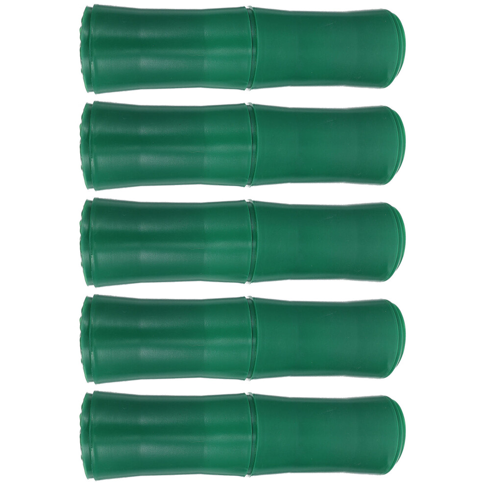 5Pcs Green Artificial Bamboo Tube Decor For Sewer Pipes And Garden 1052021548527