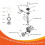 2X O Kit de Manga e Anel Do Cilindro Do Compressor de Ar Substitui o ArtesãO K-0650 4