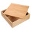 Bins Four-Grid Bamboo Box Home Storage Box Office 22x22x7. 4