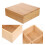 Bins Four-Grid Bamboo Box Home Storage Box Office 22x22x7. 5