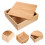 Bins Four-Grid Bamboo Box Home Storage Box Office 22x22x7. 6