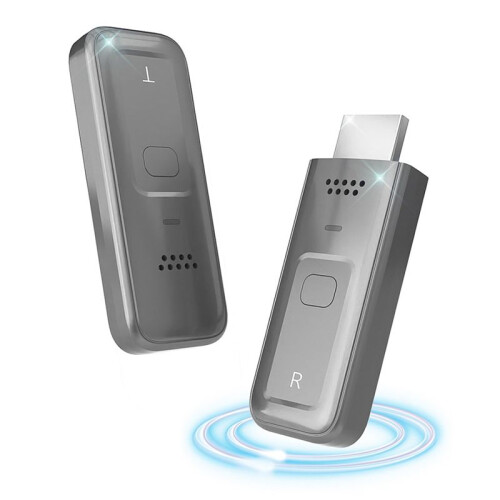 Wireless -Compitable Transmitter and Receiver,4K Transmitter Support 2.4/5GHz, for Streaming Video Laptop/Pc/Tv Box