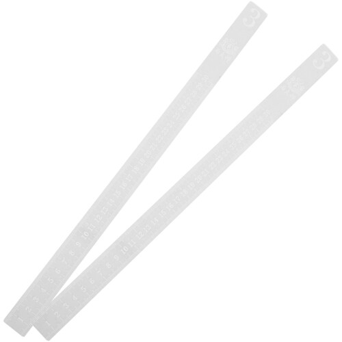 2 pezzi righelli per misurare spessore impasto biscotti, livellatori