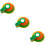 3Sets Plastic Fruit Diameter Meter Set Voor Appels En Citrus 3