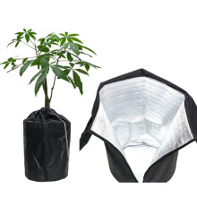 Winter Plant Protection Cover 17.7 x 21.7in Anti Frost Bag with Drawstring and Zipper for Outdoor Pots