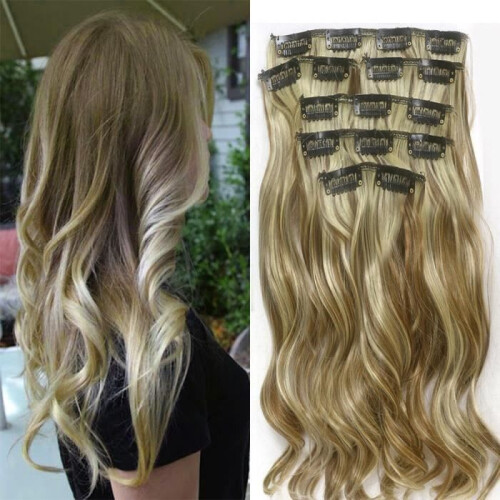 Long Hair Extensions 16 Clips 7 pcs