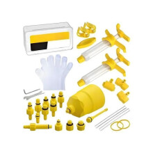 Bicycle Hydraulic Brake Mineral Oil Bleeding Kit. Bicycle Brake Repair Tools. Brake Bleeding Kit for