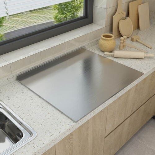 Stainless steel cutting board, double-sided surface, multifunctional surface for baking, cutting board