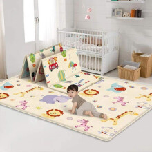 Babyspeelkleed 180x100x1cm dikke opvouwbare omkeerbare vloermat - waterdicht dubbelzijdig - baby-activiteitsmat