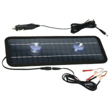 Solar panel, 18V 20W portable solar panel powered by backup battery for car and boat outdoor use