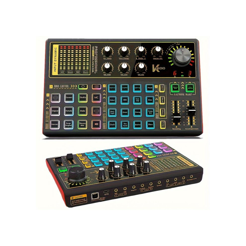 Sound Effects Card, Voice Changer, Sound Mixing For Pc And Phone, Recording, Streaming 8581603430798