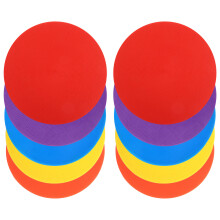 10St Trainingsmarkers Voetbal PVC Kleurrijk Duurzaam Buiten Sport