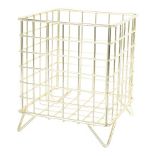 1Stk Eleganter Goldener Eisenkorb Nordic Für Snacks & Büro