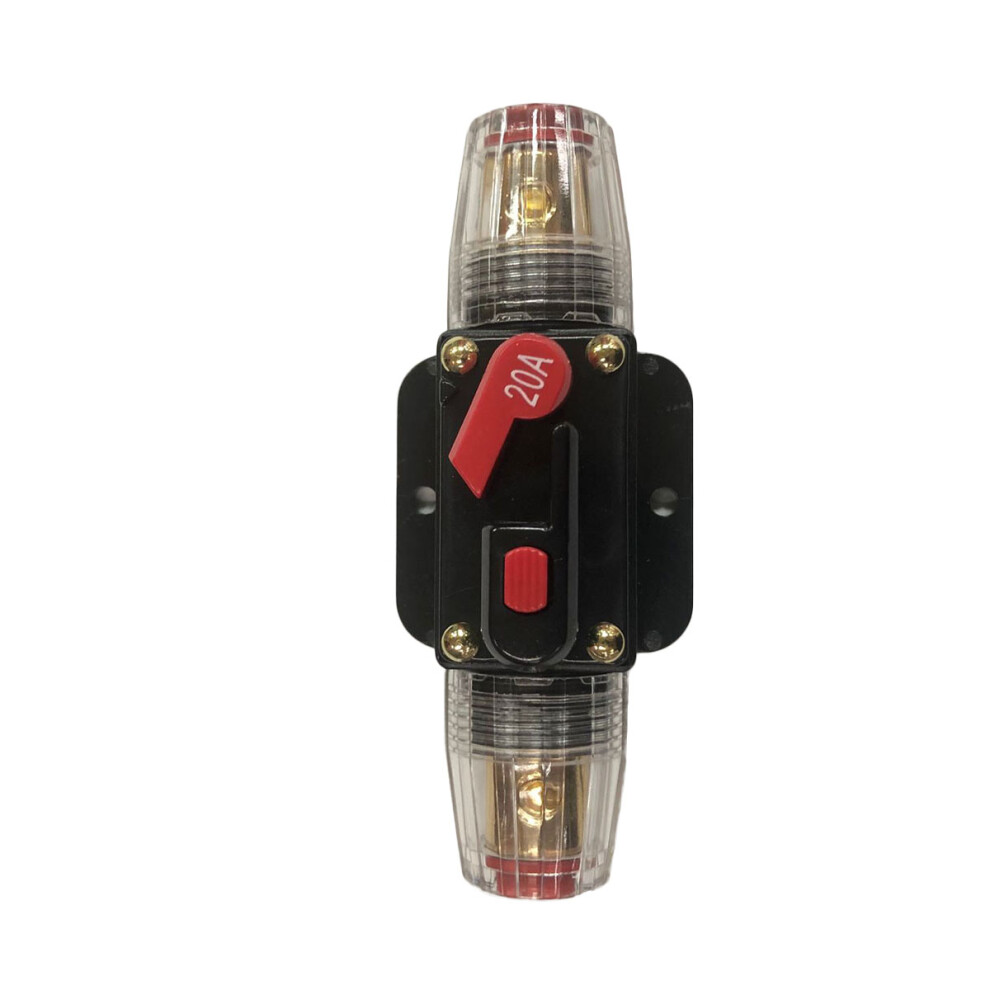 Car Circuit Breaker Reset Fuse Holder 60A Black For Audio Systems 3171083336953