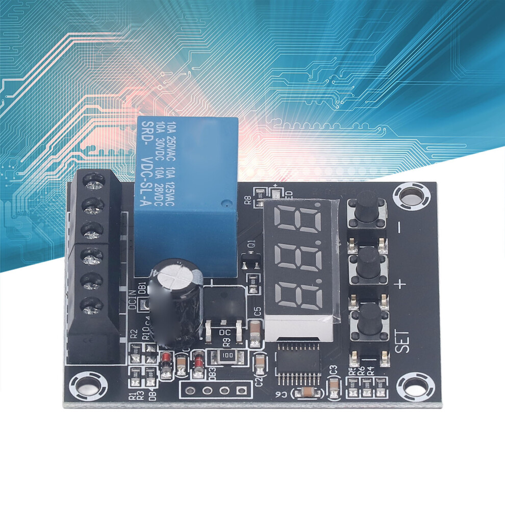 Voltage Relay Module 0-99.9V Over Voltage Protection 12A 8741388676679