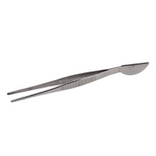 Stainless Steel Bonsai Tweezers Straight Blade, RustResistant Tool for Precise Soil Loosening and Grooming