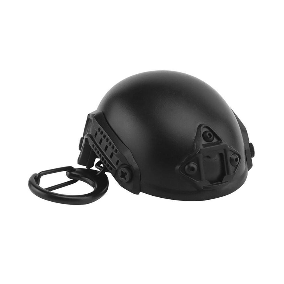 Fast Helmet Keychain Tactical Fan Accessories Beer Opener Bottle Opener Decrowner Dummy Helmet Shaped Toy Black 6032726693086