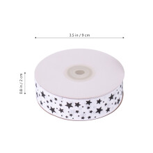 2Bandes De Ruban Rigide Blanches Pour , Fleurs Bricolage