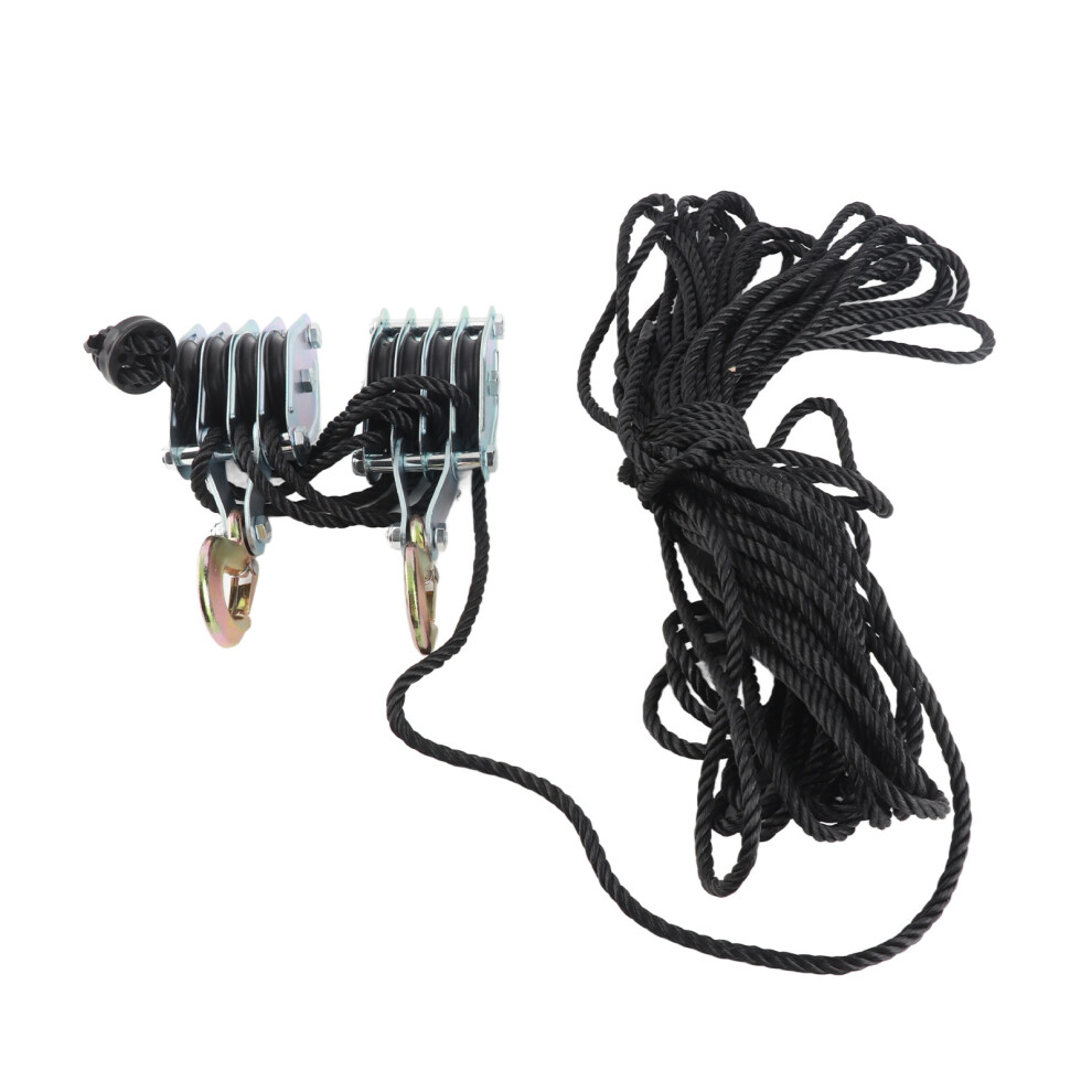4400lb 8:1 Rope Hoist Pulley Block