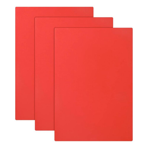 3 Pcs Rubber Stamp Sheets for Laser Engraving Machine, A4 Rubber Stamp Sheets for Laser Cutter ,2.3 mm Red