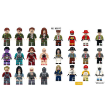 24pcs Zombie building block humanoid profession Minifigure Kid Toy Gift Fit Lego