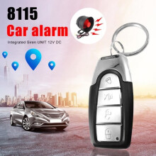 Car Anti-Theft Alarm - Car Anti-Theft Security Protection System - 12V - Automatic - Alarm Siren - Black