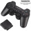 Kabelloser Gamecontroller für PS2 – 2,4 GHz 8M Dual Vibration – Schwarz 1