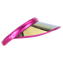 sombrero de playa con protección uv para hombre y mujer rosa