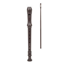 1Conjunto Flauta Soprano ABS 8 Buracos Café Brinquedo Musical Crianças