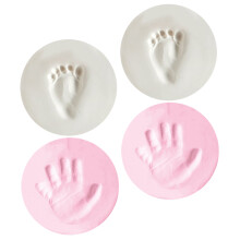 4Ud Recuerdo De Manos Y Pies De Bebé En Barro Colorido Para Decoración