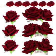 Delicate Design Hochzeits-Haaraccessoires Mit Rosen-Form 1 Set