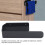 Acrylic Self Adhesive Towel Bar Black 11
