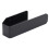 Acrylic Self Adhesive Towel Bar Black 15