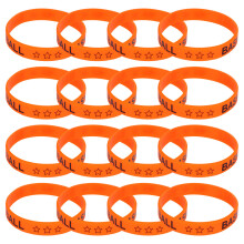 20 Unidades Pulseira De Bola De Basquete Com Impressão De Letras