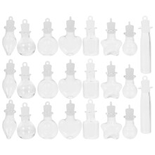 48 Unidades Frascos Pequenos De Vidro Transparente Para Artesanato Diy