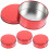4 Latas Redondas Para Cookies Com Tampas, Caixas Para Doces E Festas 1