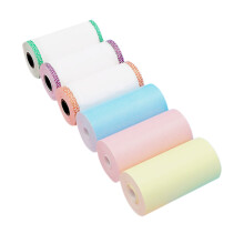 6 Unidades Papel Sulfite Colorido Impressão Multifuncional Térmico